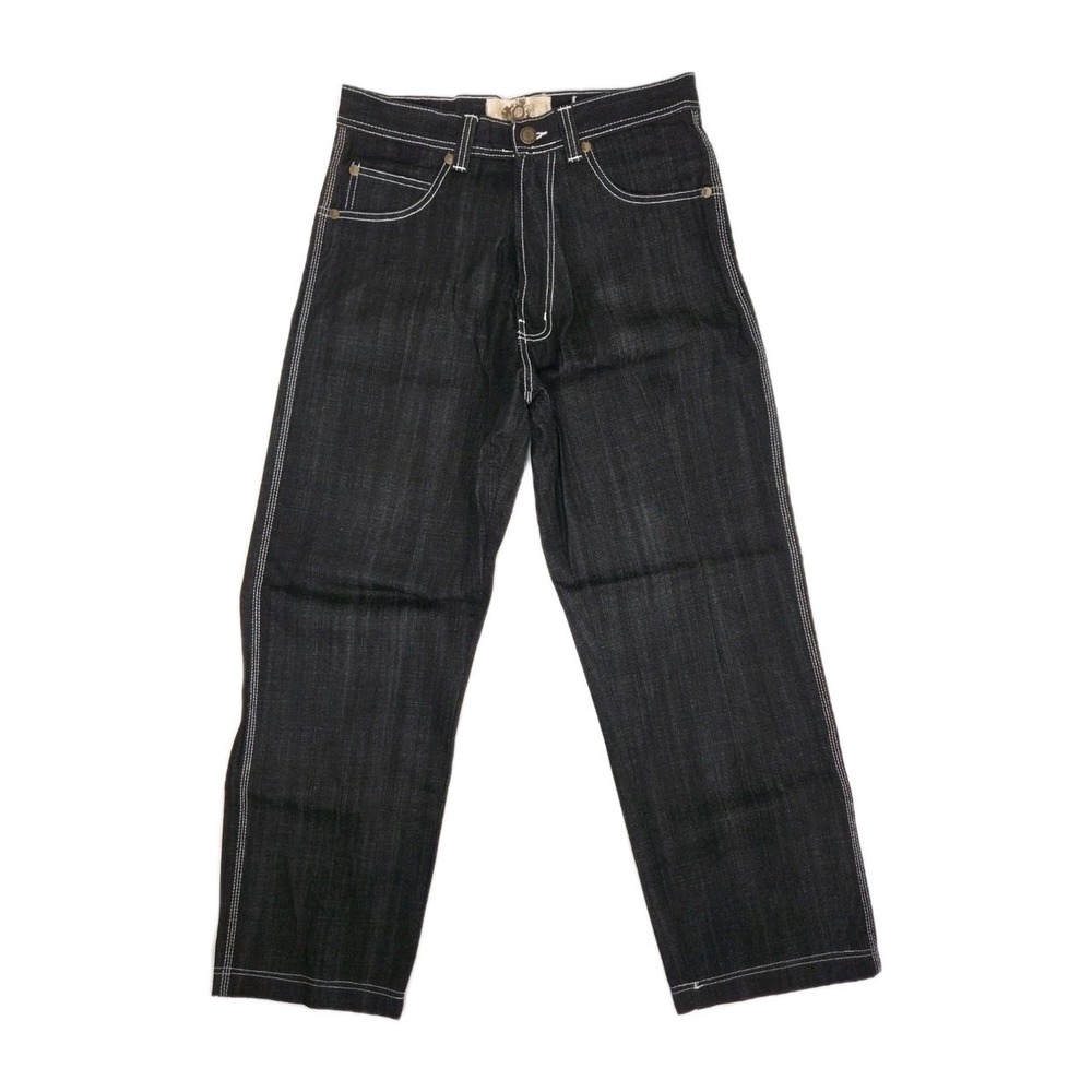 Rich Kid Y2K Vintage Mens 34x32 Loose Fit Baggy Wide Leg Thick Skater